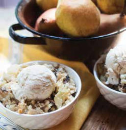 Spiced Cranberry-Pear Crumble